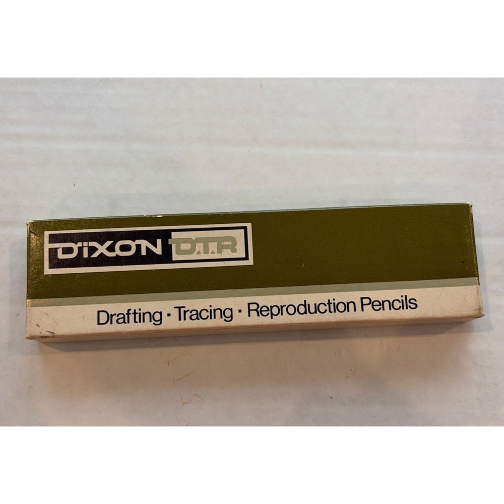 Vintage Dixon DTR Drafting Tracing Reproduction Pencils No 7500 4B Lot of 10